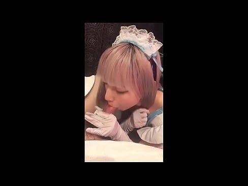 ❤️ Японський ідол [маюка], французький костюм покоївки, частина 1, мінет і дрочка з лосьйоном ️❌ Секс-відео у нас ❌️
